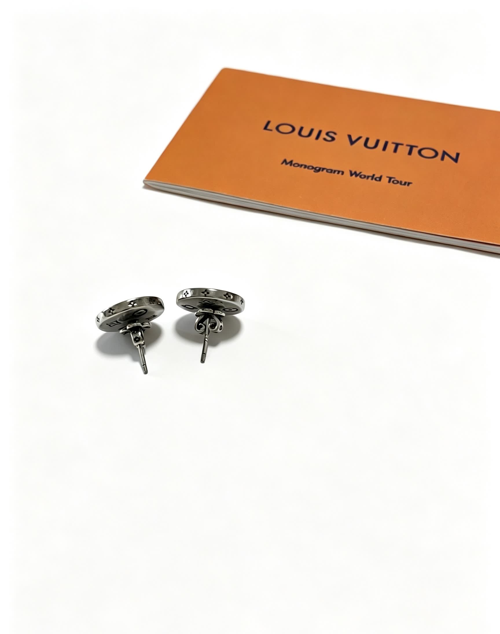 Louis Vuitton Green Flower Earrings